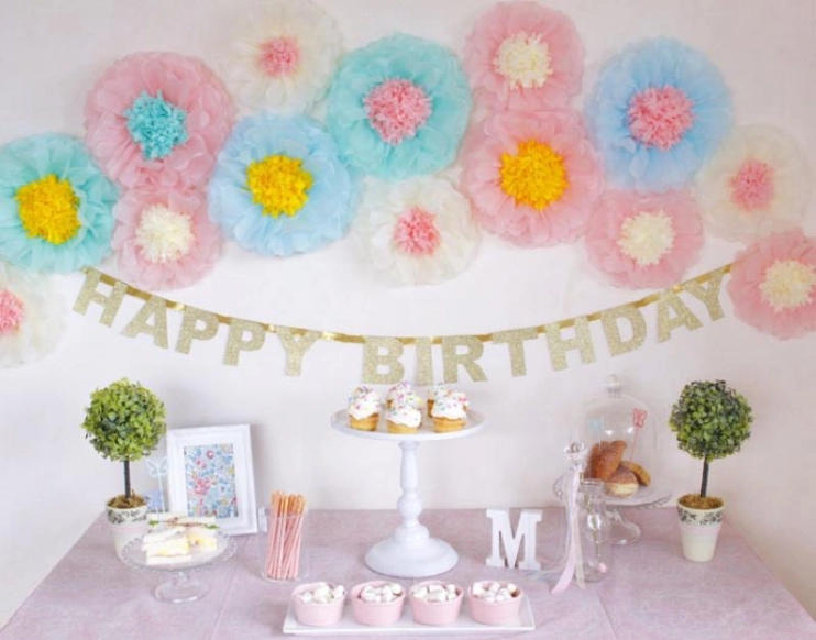 セリア・ダイソー ALL100均♡15分で作れる誕生日飾り