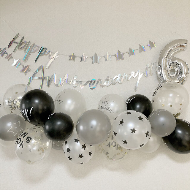 誕生日飾り付け100均セリアのアイテムも活用 おしゃれなくすみカラーのバルーンとペーパーフラワーで中学生娘のお祝いをしましたUCHIの平屋