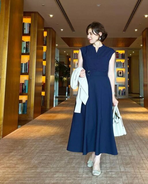 忘年会のためのカーディガンコーデTikTok