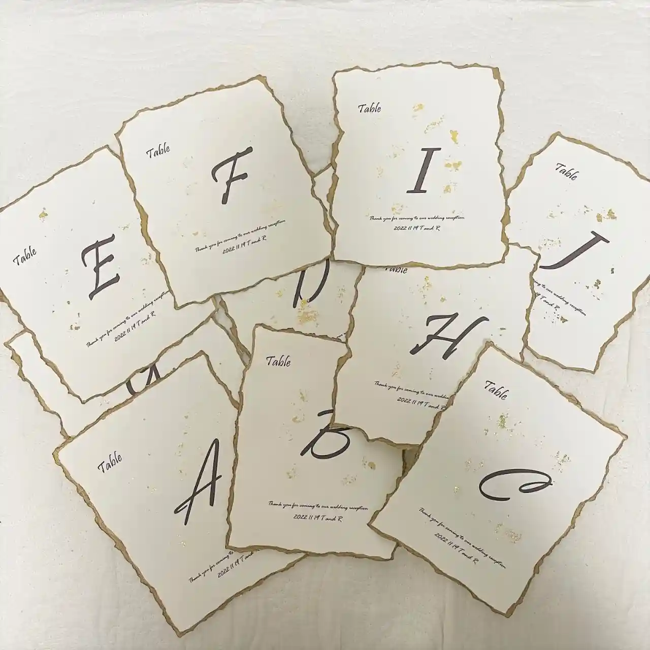 大理石 テーブルナンバー※毎月受注会 席次表・席札・メニュー表 IM design 通販 16205250Creema クリーマ