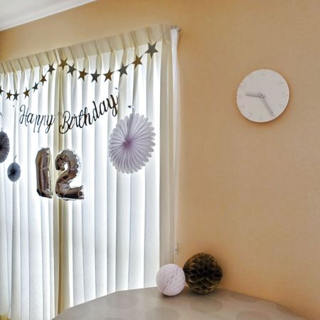 100均 誕生日飾り付けの商品を使ったおしゃれなインテリア実例RoomClip ルームクリップ