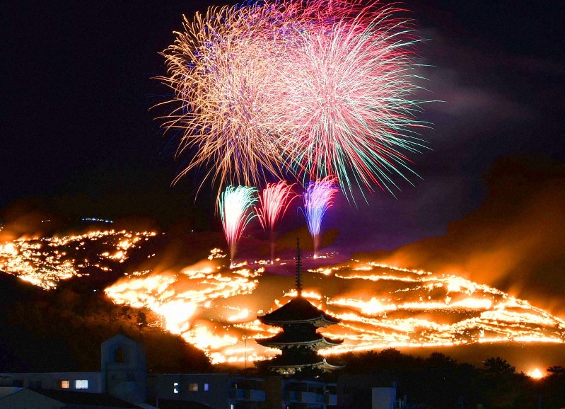 若草山焼き2025！近くで見るとものすごい迫力！ : 日々のくらし手帖 Powered by ライブドアブログ