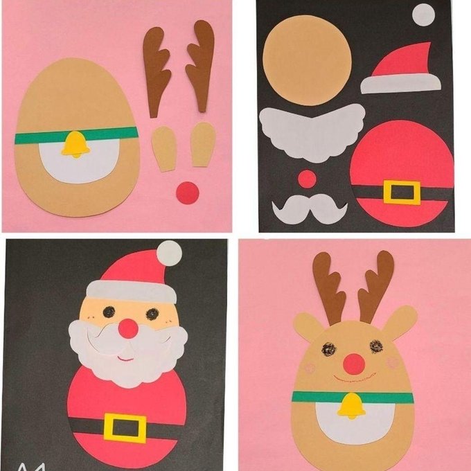 クリスマス 折り紙簡単 可愛い サンタクロース 折り方冬の折り紙 サンタ Origami Santa Claus