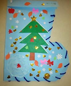 保育園でクリスマスブーツを作ろう！1歳児から楽しめる製作や立体的なアイデア保育士の転職・採用は 保育士バンク！