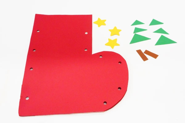 クリスマス製作 1歳児 立体 ブーツTikTok