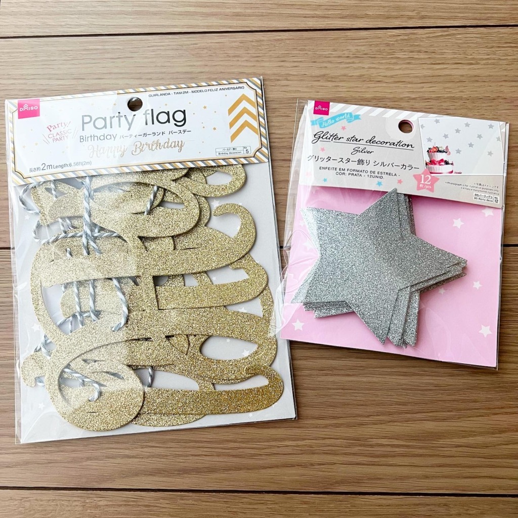 ダイソーで揃う！ハーフバースデーの飾り付け☆ゆっきーのもりもり子育て