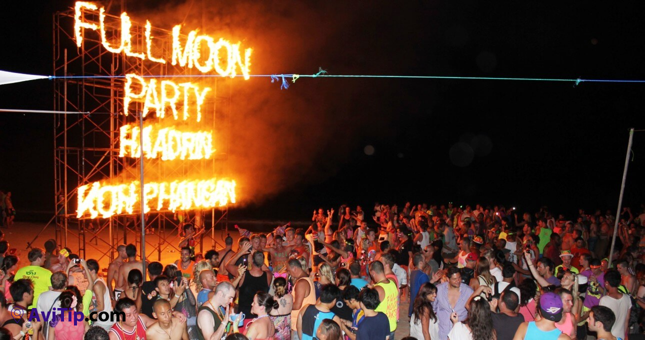 サムイ島往復送迎付きフルムーンパーティチケット in Koh Samui