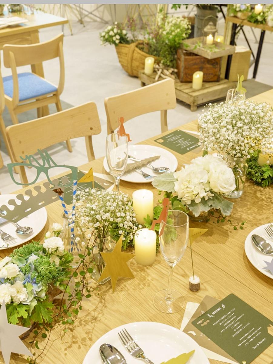 予算1000円以下でゲストテーブルを華やかにする裏技marry マリー