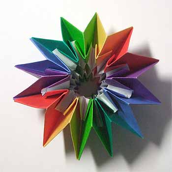 折り紙花火大⭐︎ 夏祭りカラフル壁飾り夏