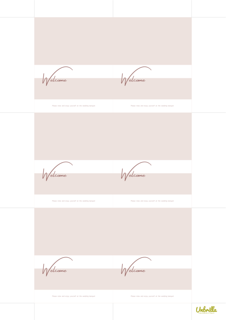 席札テンプレート - Excelフリーソフト館 - 無料テンプレート集