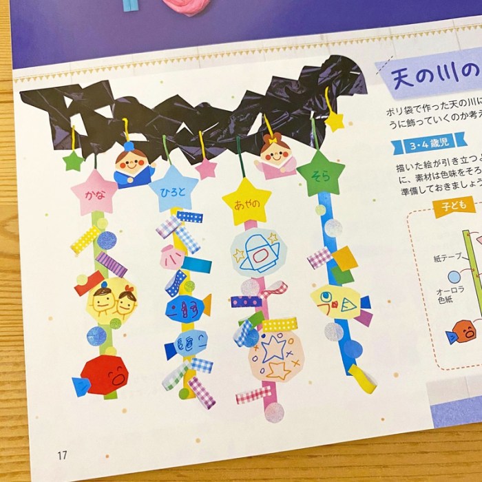 バニラクラス七夕飾り製作南横須賀幼稚園