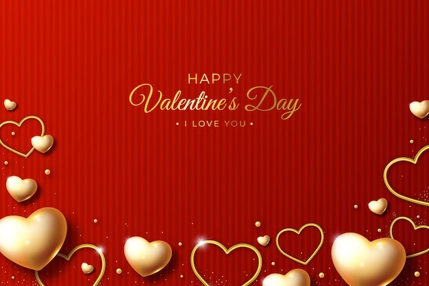 可愛いハッピーバレンタインデーイラストのフリー素材イラストイメージ