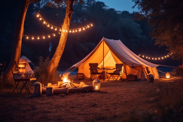 冬キャンプのランタン補助灯！？LEDイルミネーションは使えるのか？ - 格安^^キャンプへＧＯ～