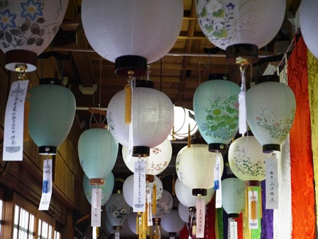 一対 対絵 盆提灯 回転行灯 立花６号 神代調 対柄 芙蓉に滝山水 絹二重絵 初盆 新盆 対絵 お盆 灯篭 新盆飾り