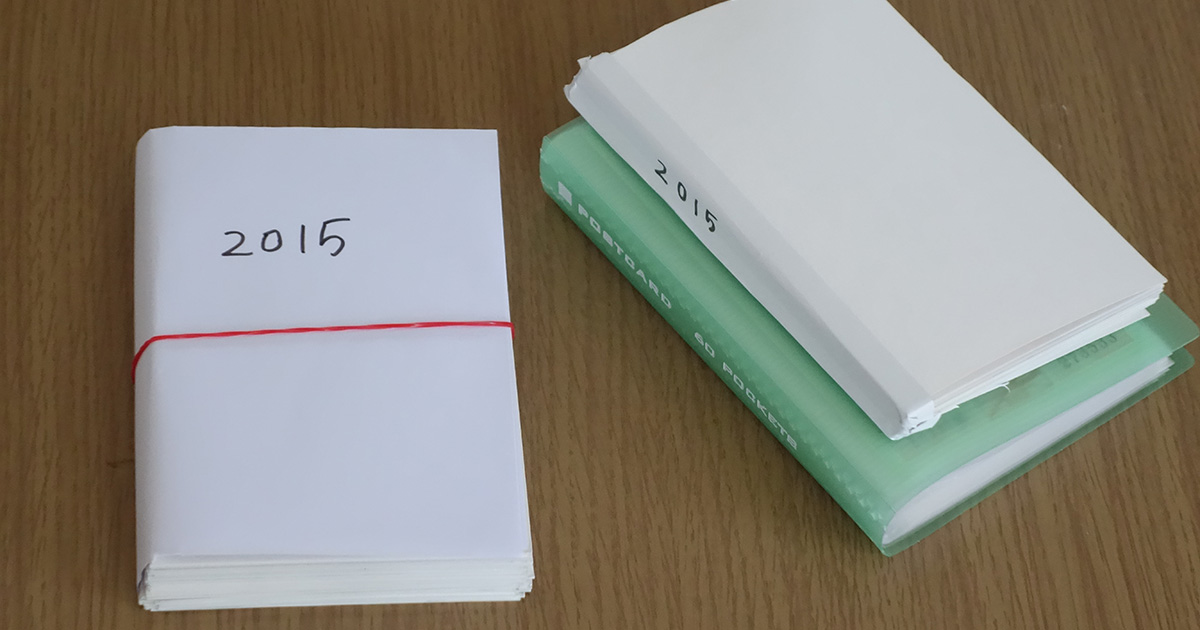 年賀状の保管どうしてる？簡単ルールと整理術サンキュ