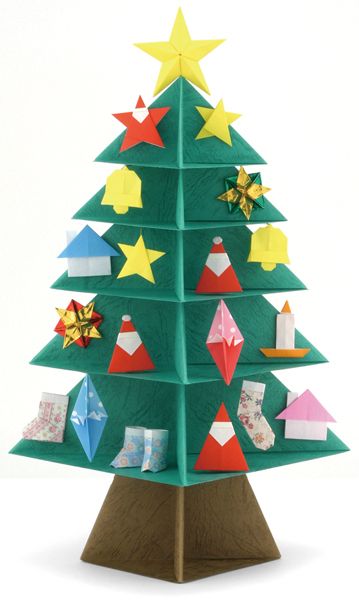 おり紙１枚＆たった４工程でかんたんに未就学児にも作れるツリーあんこの生活記録