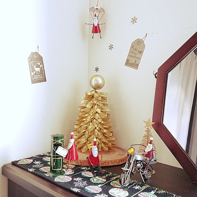 クリスマス 雪の結晶工作トイレットペーパーの芯TikTok