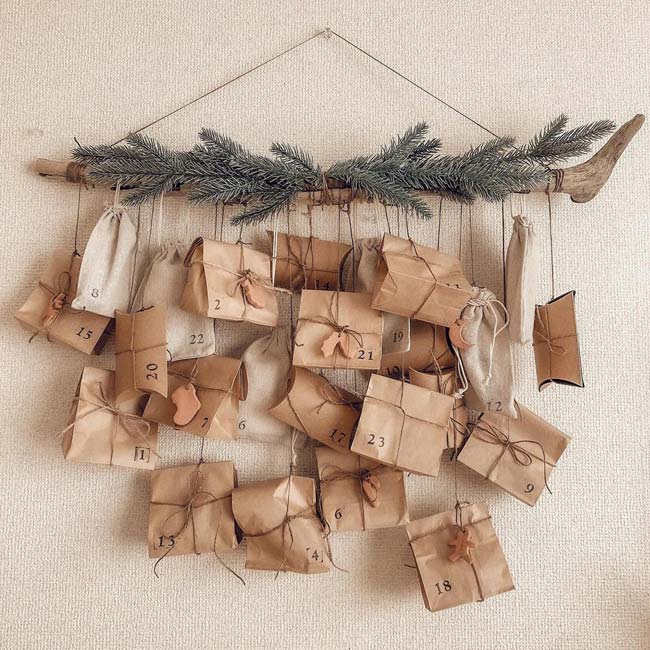 手作りアドベントカレンダーで！簡単オシャレなおうちクリスマスVERY