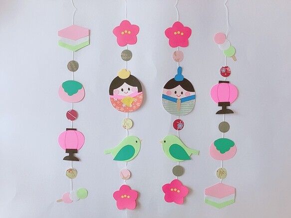 ちりめんで作る「巾着付き雛飾り」の作り方ぬくもり