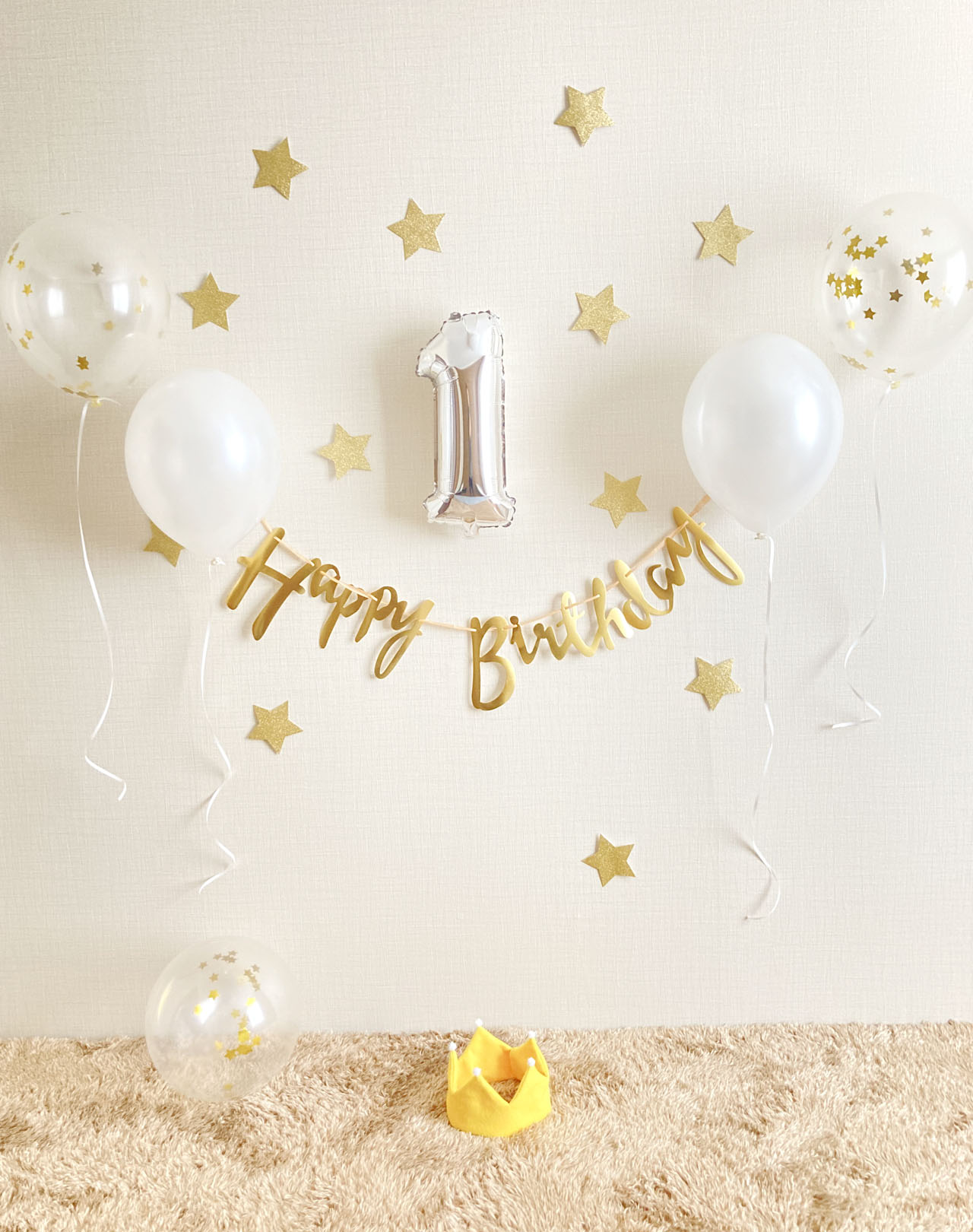 セリア・ダイソー ALL100均♡15分で作れる誕生日飾り