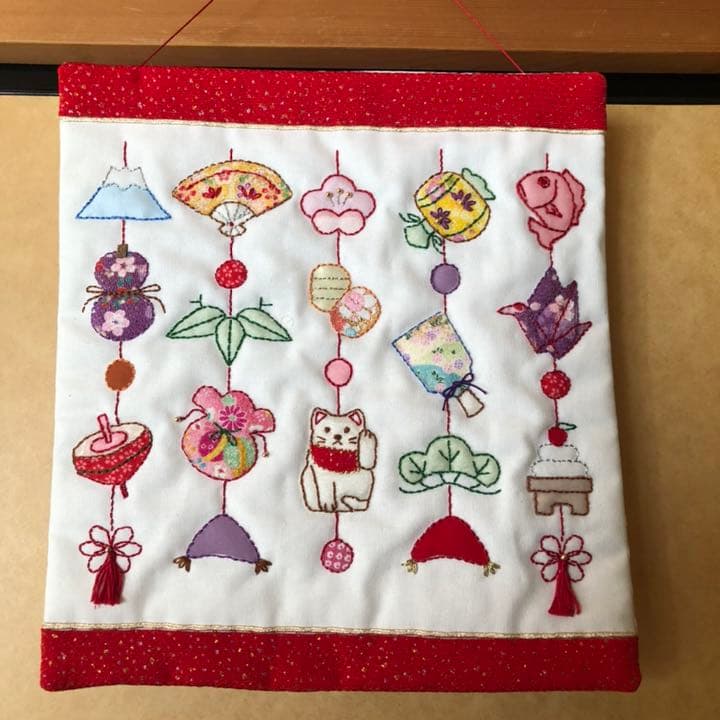 SALE お正月 辰・しめ縄刺繍ファブリックパネル タペストリー・壁掛け SLOWスロウ 通販 16419280Creema クリーマ