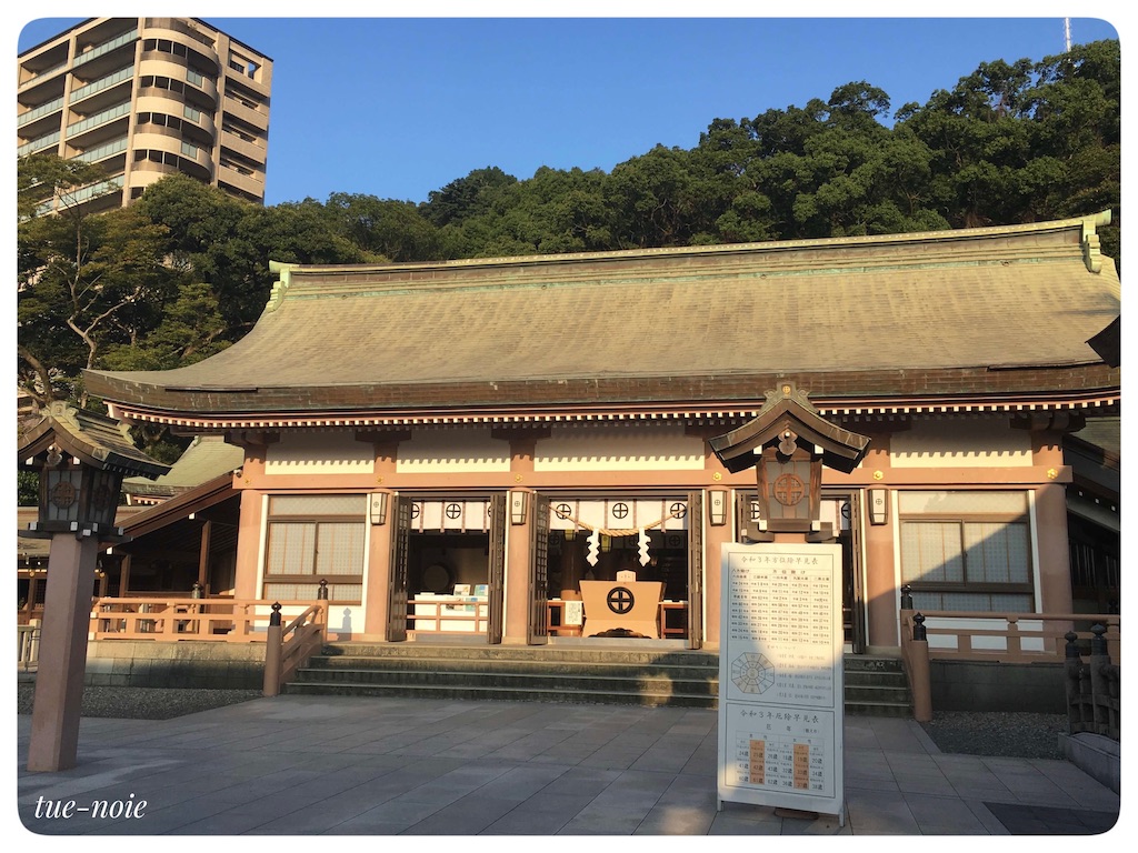 七五三出張撮影 護国神社 元気な男の子鹿児島の出張撮影 フォトミク
