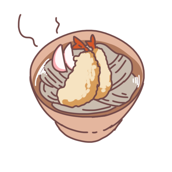 年越しそばのイラスト季節行事の無料イラスト素材集