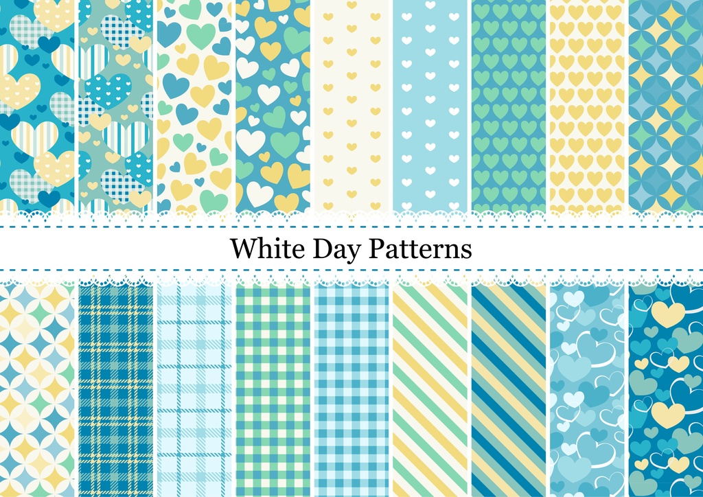 ホワイトデーのフリーイラスト集 - 可愛いデザイン素材 - チコデザ