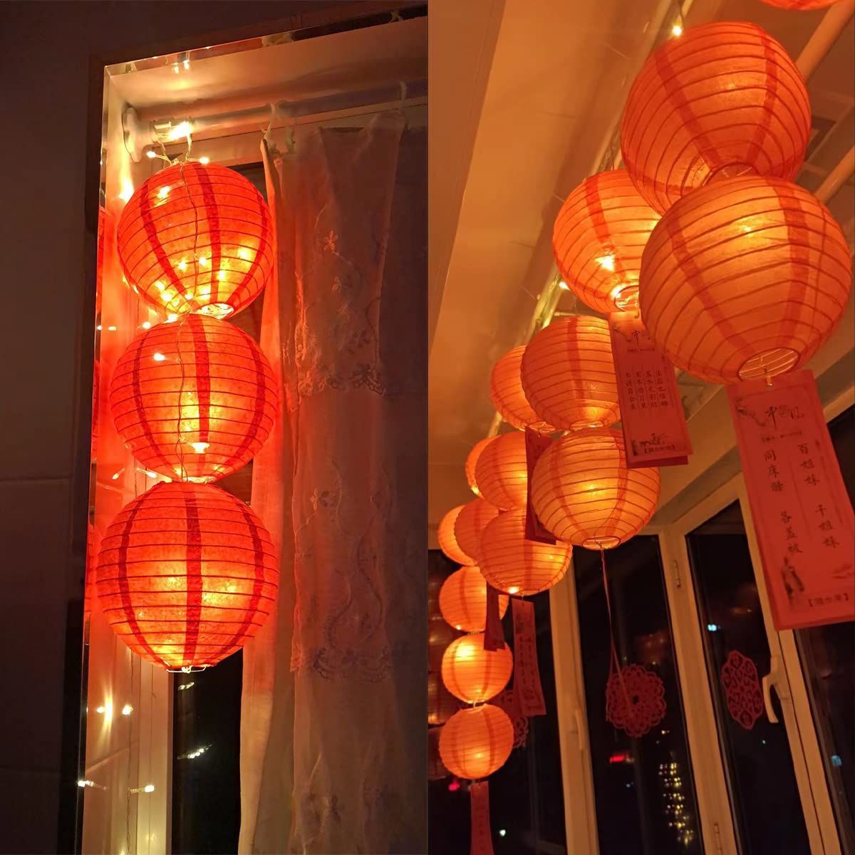 Lanito 紙提灯 お盆 提灯 紙ちょうちん 30色30個セット 燈籠 和紙提灯 飾り付け ペーパーランタン お盆飾り イベント お祭り居屋 誕生日 結婚式 出店 DIY絵画 装飾用25cmLANITO紙提灯お盆提灯紙ちょうちん30個セット30CM特大燈籠和紙提灯飾り付け ペーパーランタン