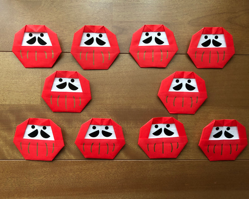 折り紙「だるま」の折り方まとめ５選 - おりがみの時間