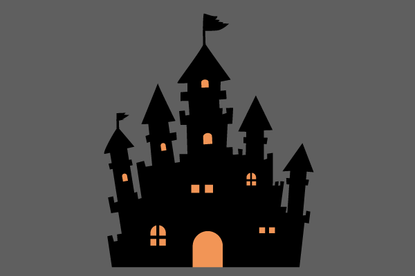 家ハロウィン城 ベクターイラスト画像とPNGフリー素材透過の無料ダウンロード - Pngtree