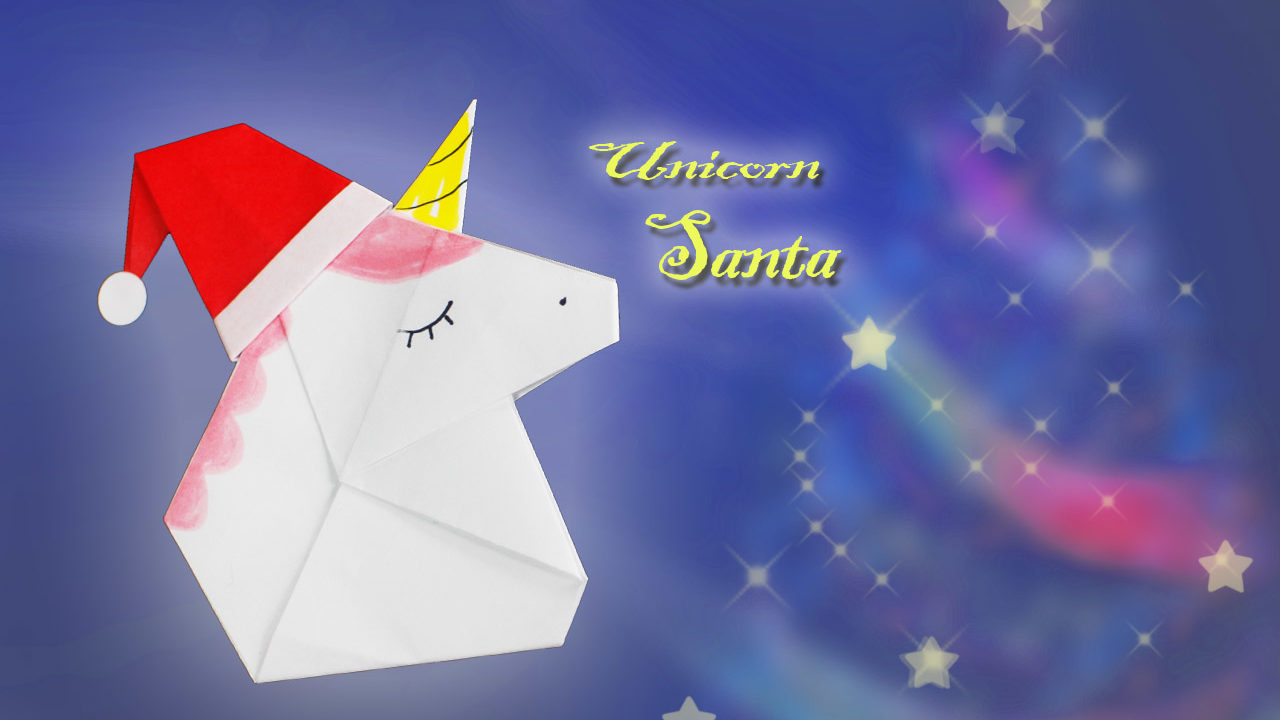 クリスマス 折り紙 超簡単！可愛い サンタクロース 折り方Christmas Origami Easy Cute Santa Claus 제일쉬운 산타 종이접기 크리스마스 겨울 종이접기