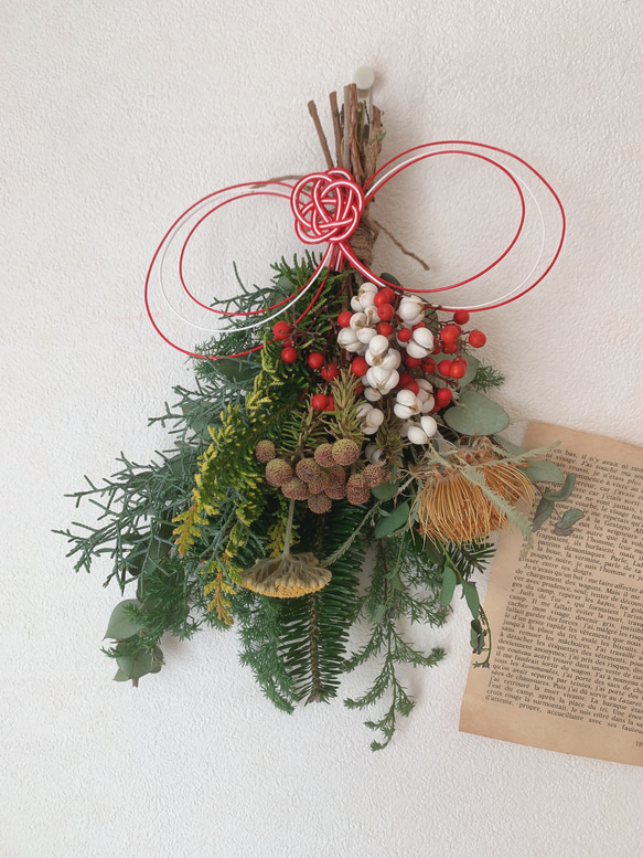 水引 水引飾り 丸い 輪 お正月飾り しめ縄 スワッグ 和小物 おしゃれ 人気 日本 伝統 雑貨 お祝い 新年 日輪水引飾り 金 : 5040five thousand forty - 通販 - Yahoo!ショッピング