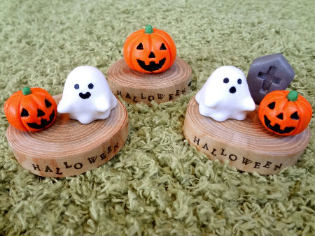 光る！ハロウィン粘土オーナメントを100均素材で手作りしよう♪おうちであそぼ