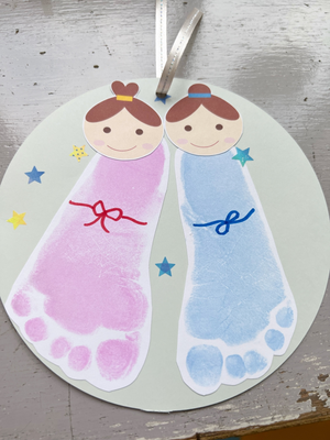 七夕 手形足形アート用シートさえ