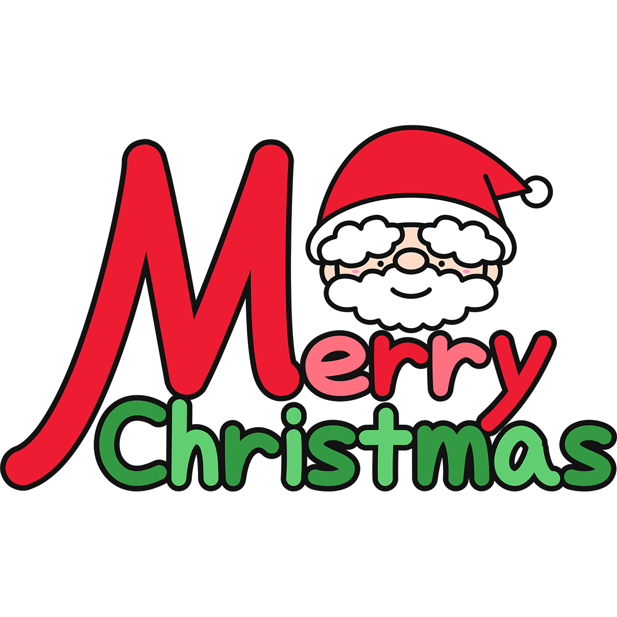 メリークリスマス」のイラスト文字商用OKの無料イラスト素材サイト ツカッテ