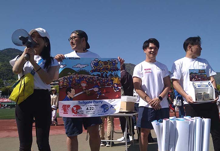 テールゲートパーティ開催！ 5 19 東西大学交流戦 立教大学戦関西学院大学体育会アメリカンフットボール部FIGHTERS