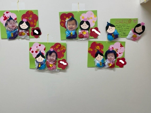 ♪ひな祭り制作♪カトレア就学前・就学の障がい児を対象に、児童デイサービス めばえ 株式会社ヤエス