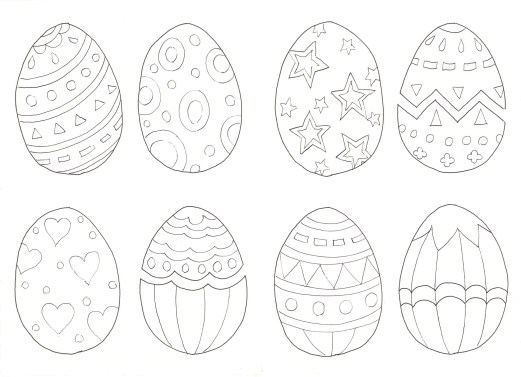 イースターのぬり絵 20 枚、イースターのぬり絵バンドル、イースターバニーのぬり絵、イースターエッグのぬり絵 - Etsy 日本