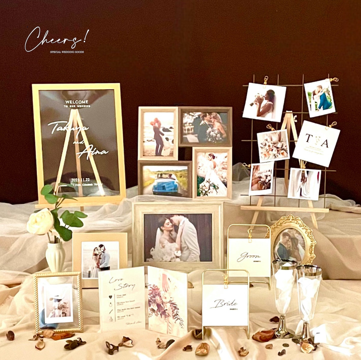 ウェディング ウェルカムスペース 結婚式 人気セット すぐ発送 MONOTONE PINK レンタルウェルカムスペースセット 結婚式ウェルカムスペース ・ウェルカムスペース写真・ウェルカムスペース結婚式noccowedding ウェディングショップ