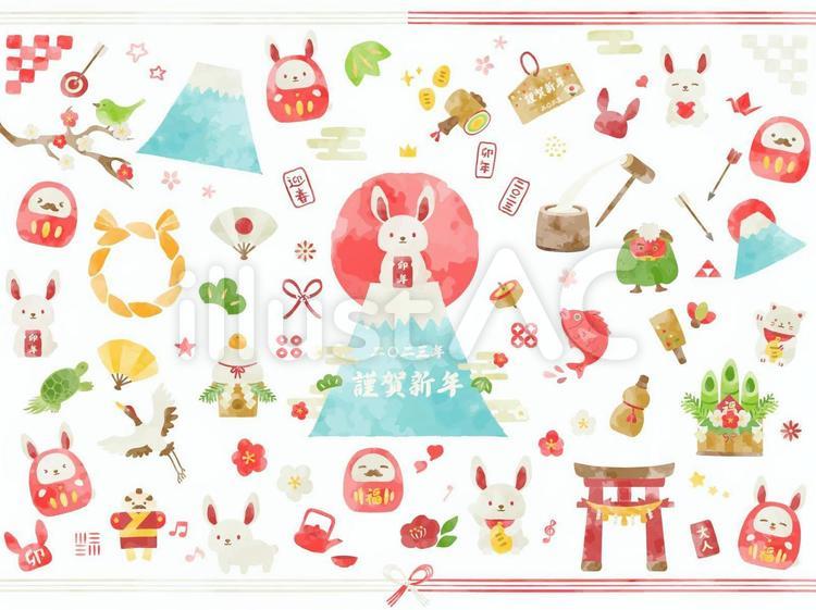 だるまのイラスト お正月 : ゆるかわいい無料イラスト素材集