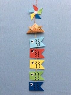 端午の節句のつるし飾り 手作りキット 青 室内用 鯉のぼり こどもの日 初節句 出産祝い 男の子 コンパクトLINEブランドカタログ