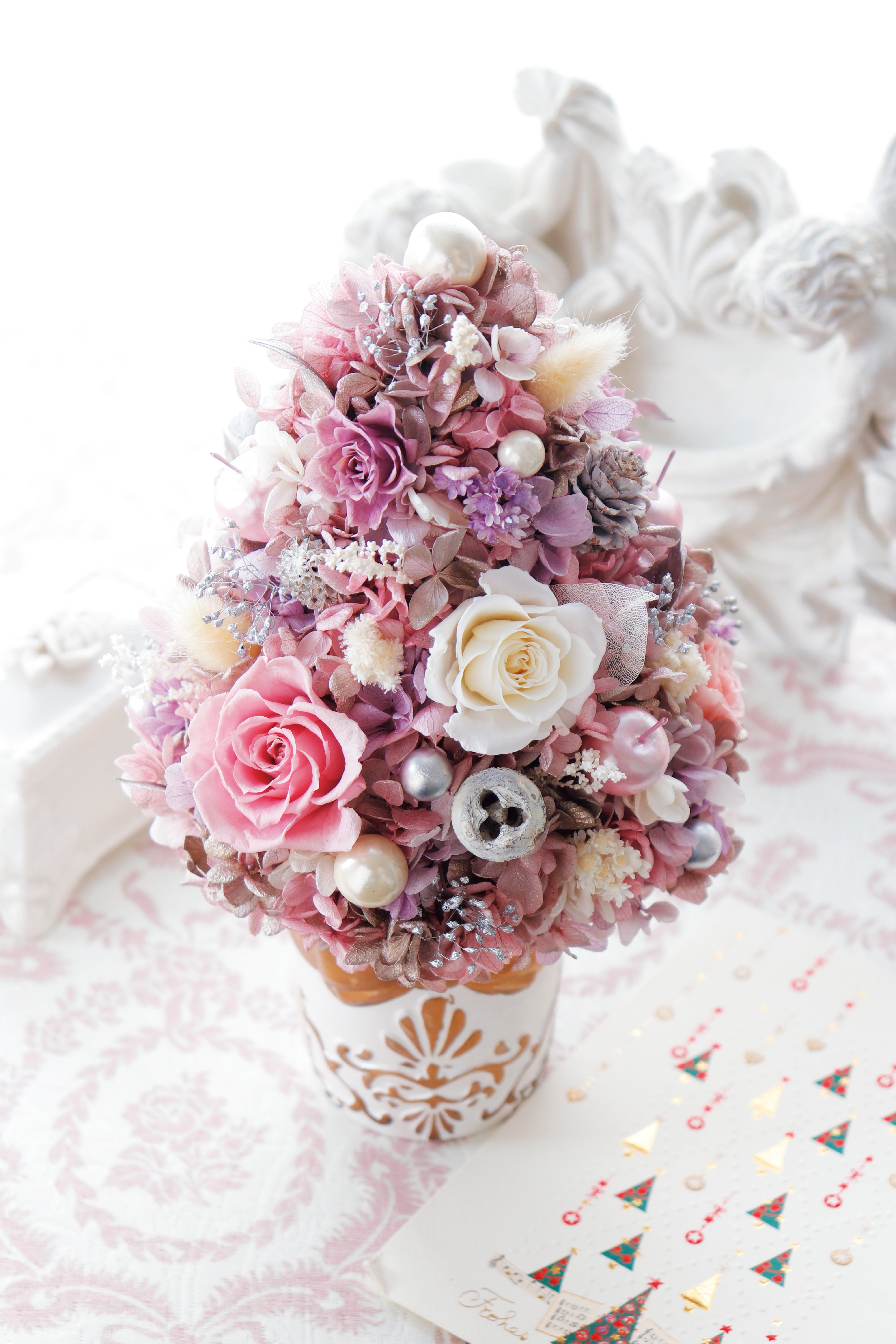 好きに クリスマスアレンジ - ロッコ クリスマス 飾り 装飾 玄関 飾り フラワー・リース - フラワー・リース