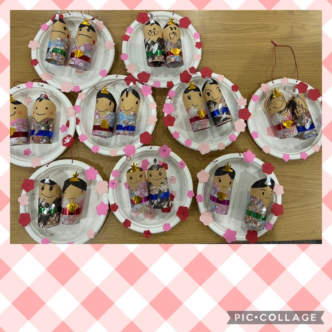ひなまつりの工作日々のこと