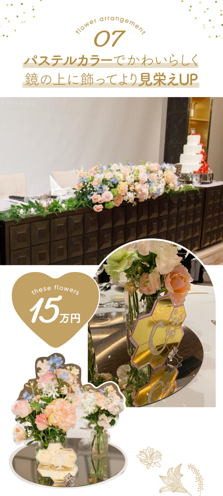 結婚式のお花を持ち帰り！ゲストへのプレゼントにする活用方法