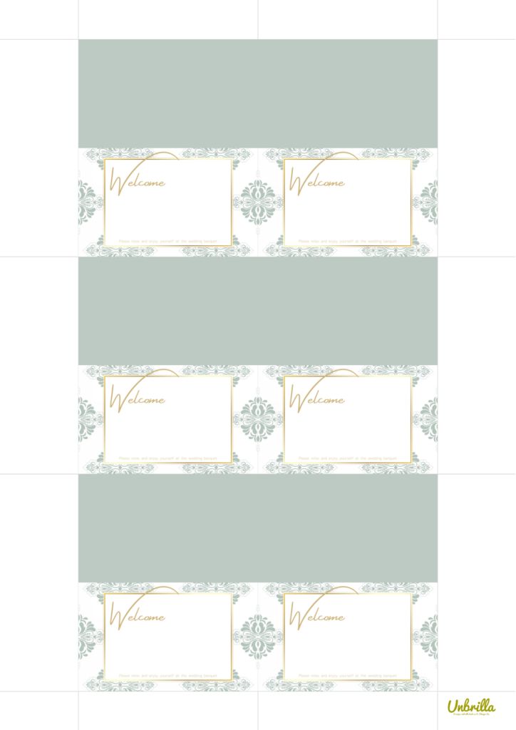 ネームプレートの無料デザインテンプレート - デザインAC