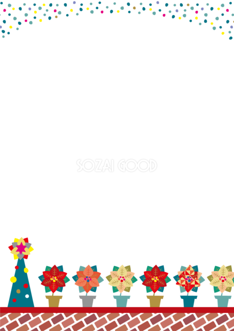 ビンテージ クリスマス フレーム - の図。Old-Styled 冬の背景のベクトル イラスト。のイラスト素材・ベクター Image 48141699