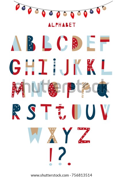 クリスマスアルファベットレター - アメリカン＆カントリー雑貨のコロボックルランド