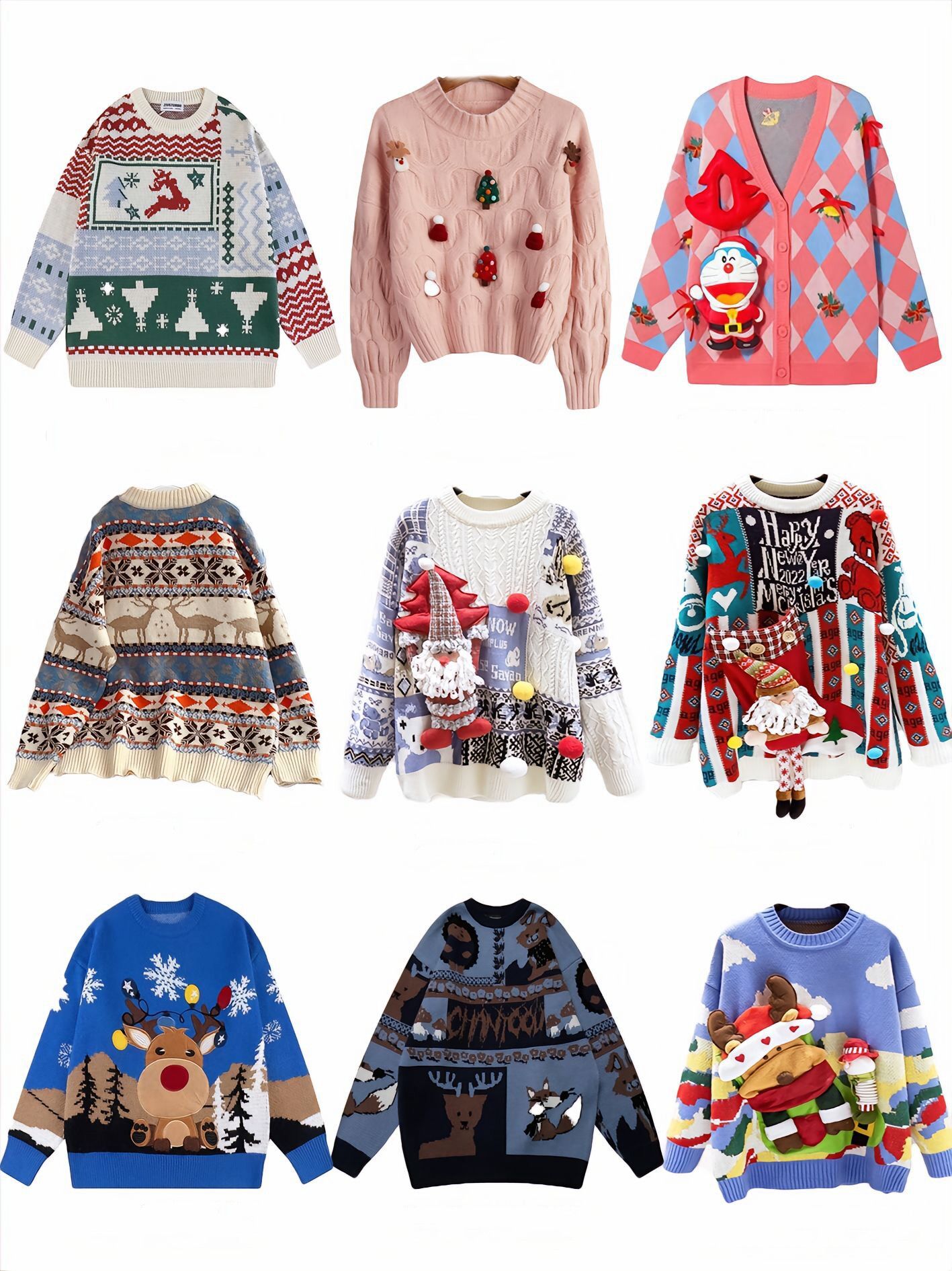 パリとイル・ド・フランス地方で買える、2023年のクリスマスに最も面白いブサイクなジャンパー トップ10 - Sortiraparis.com