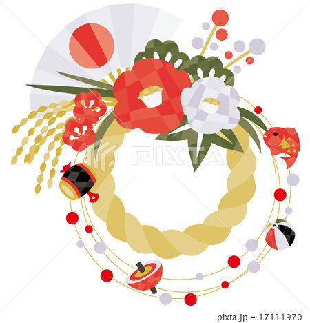 鯛 正月飾り イラスト素材4142269- フォトライブラリ